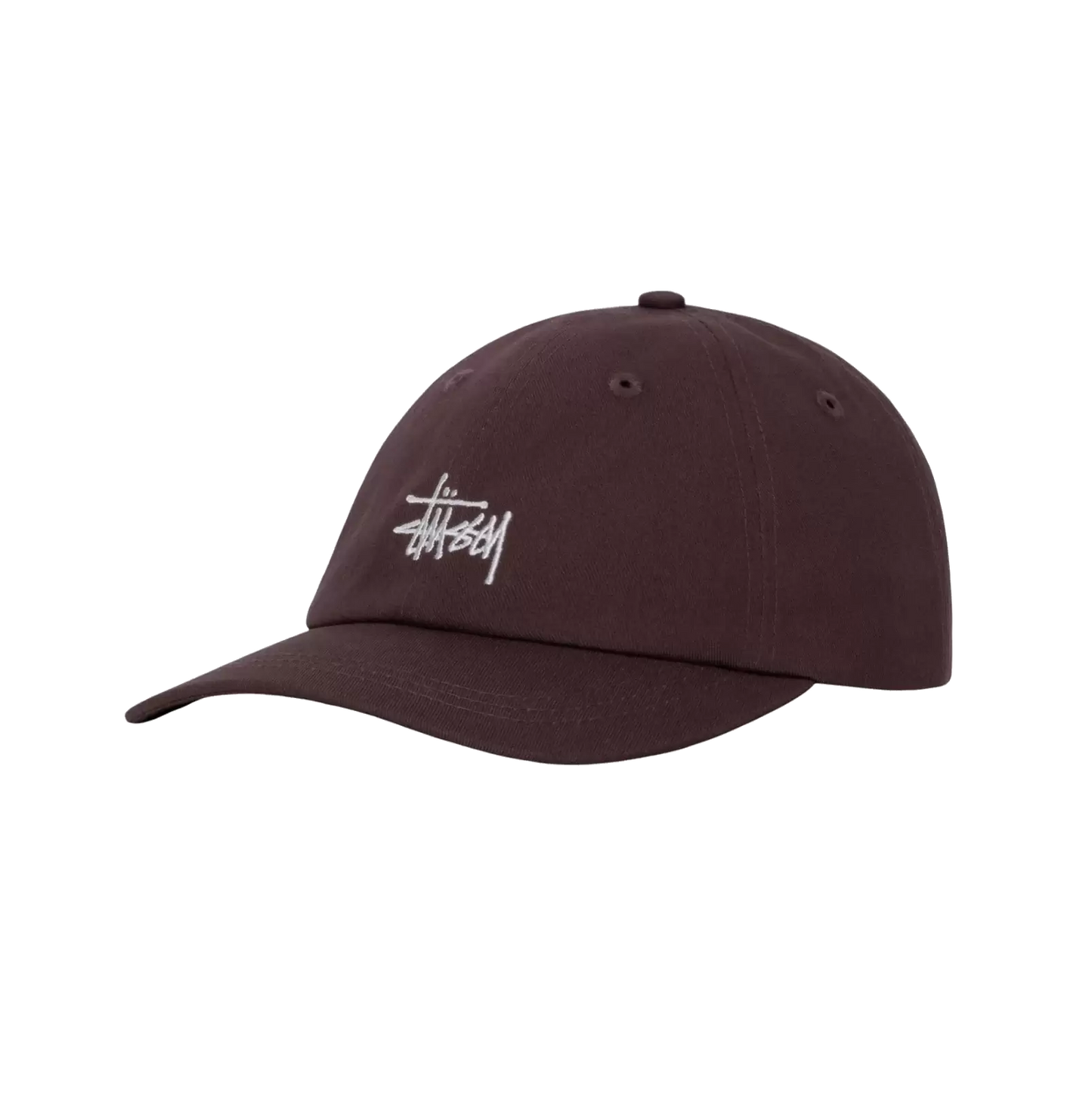 Stussy Basic Stock Low Pro Strapback Cap - Chocolate