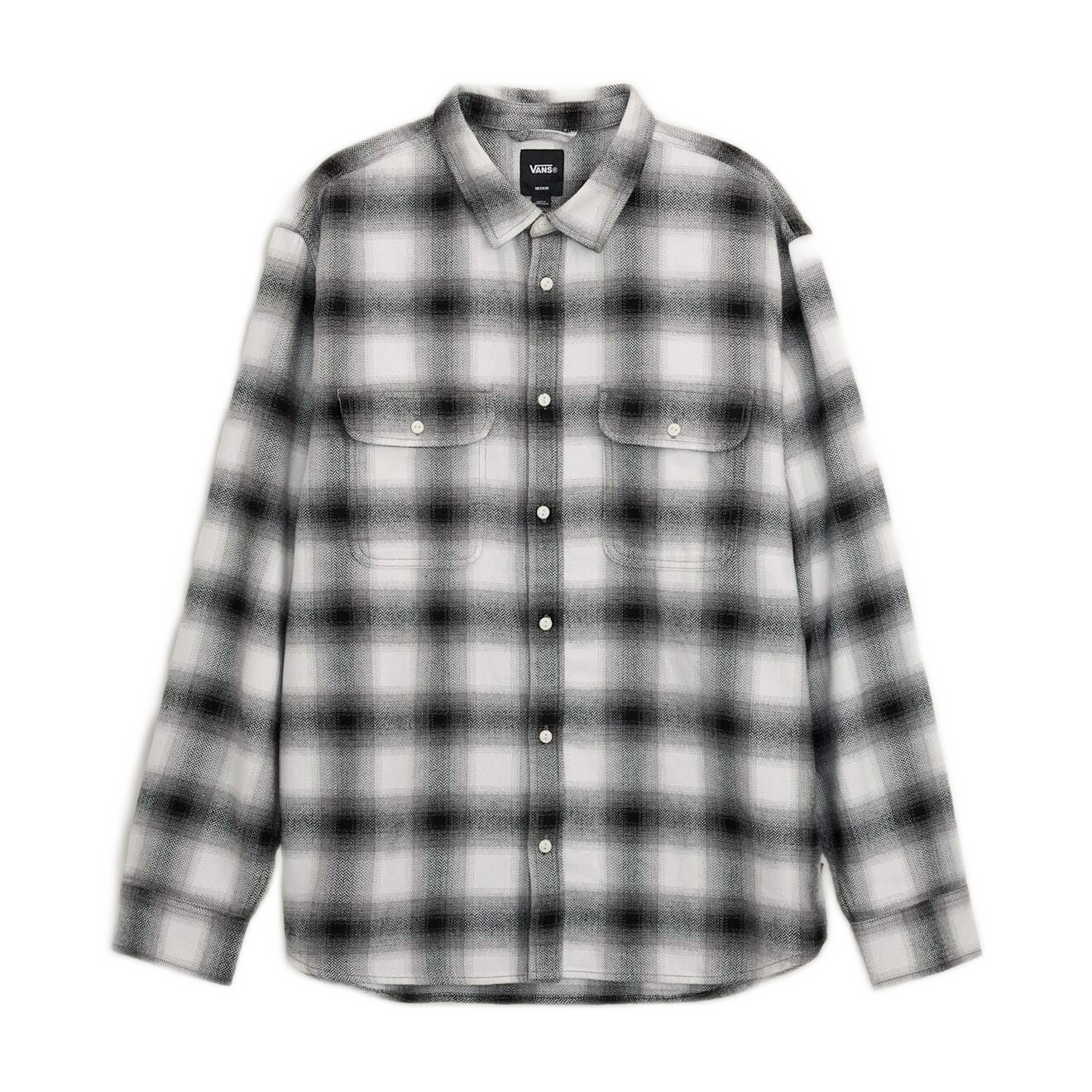 Vans Lawson Flannel Shirt - Marshmallow/Black