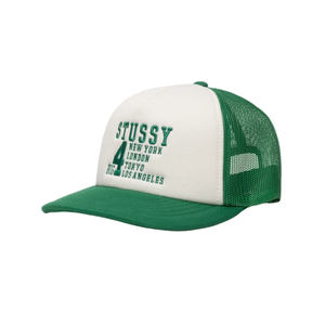 Stussy Big 4 Trucker Cap - Green