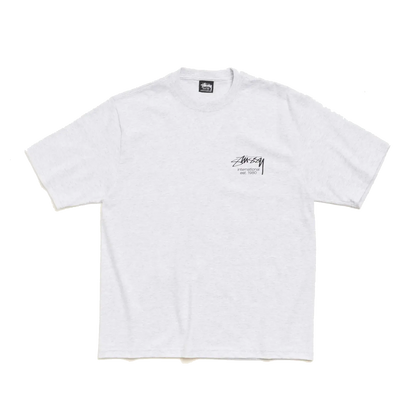 Stussy Dice Clock Tee - Ash Heather