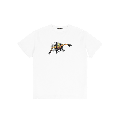 Dime Crashed Tee - White
