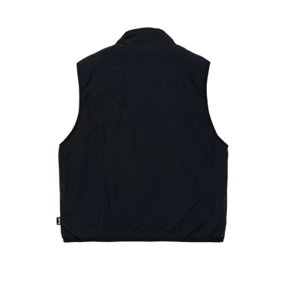 Stussy Sherpa Reversible Vest - Black