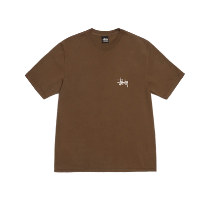 Stussy Basic Pigment Dyed Tee - Brown