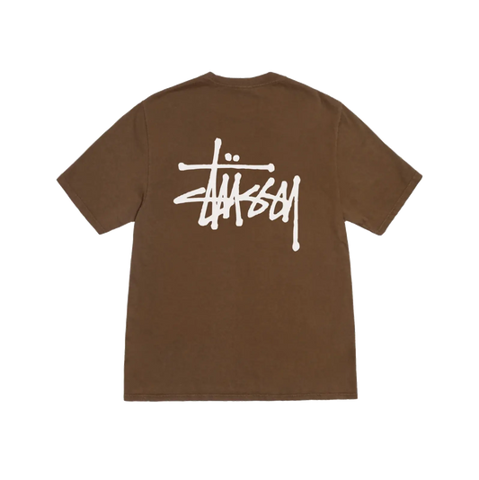 Stussy Basic Pigment Dyed Tee - Brown