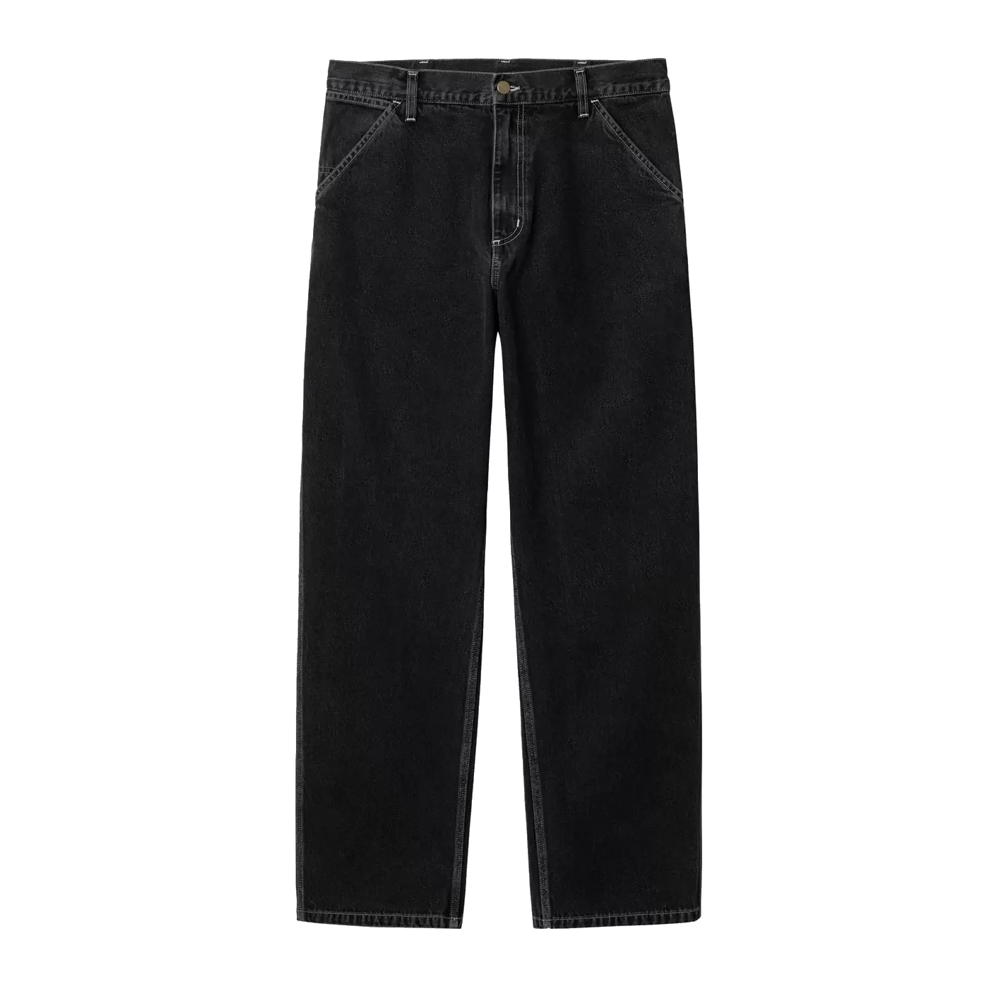 Carhartt WIP Simple Pant - Black Heavy Stone Wash