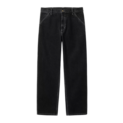 Carhartt WIP Simple Pant - Black Heavy Stone Wash