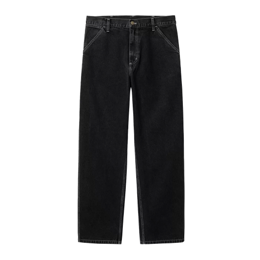 Carhartt WIP Simple Pant - Black Heavy Stone Wash