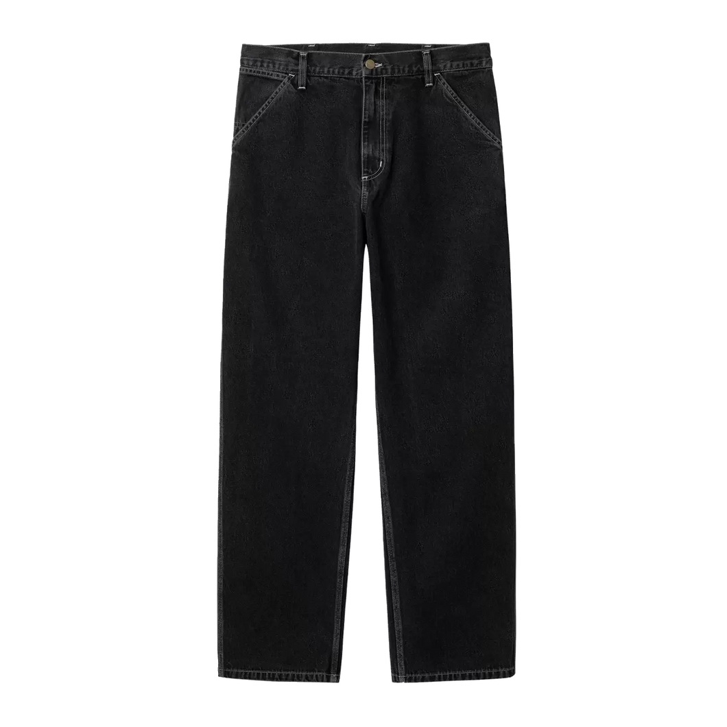 Carhartt WIP Simple Pant - Black Heavy Stone Wash