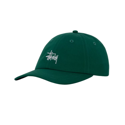 Stussy Basic Stock Low Pro Strapback Cap - Evergreen