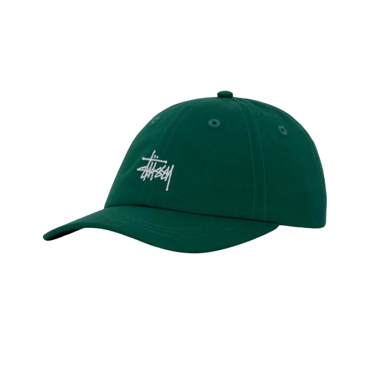 Stussy Basic Stock Low Pro Strapback Cap - Evergreen