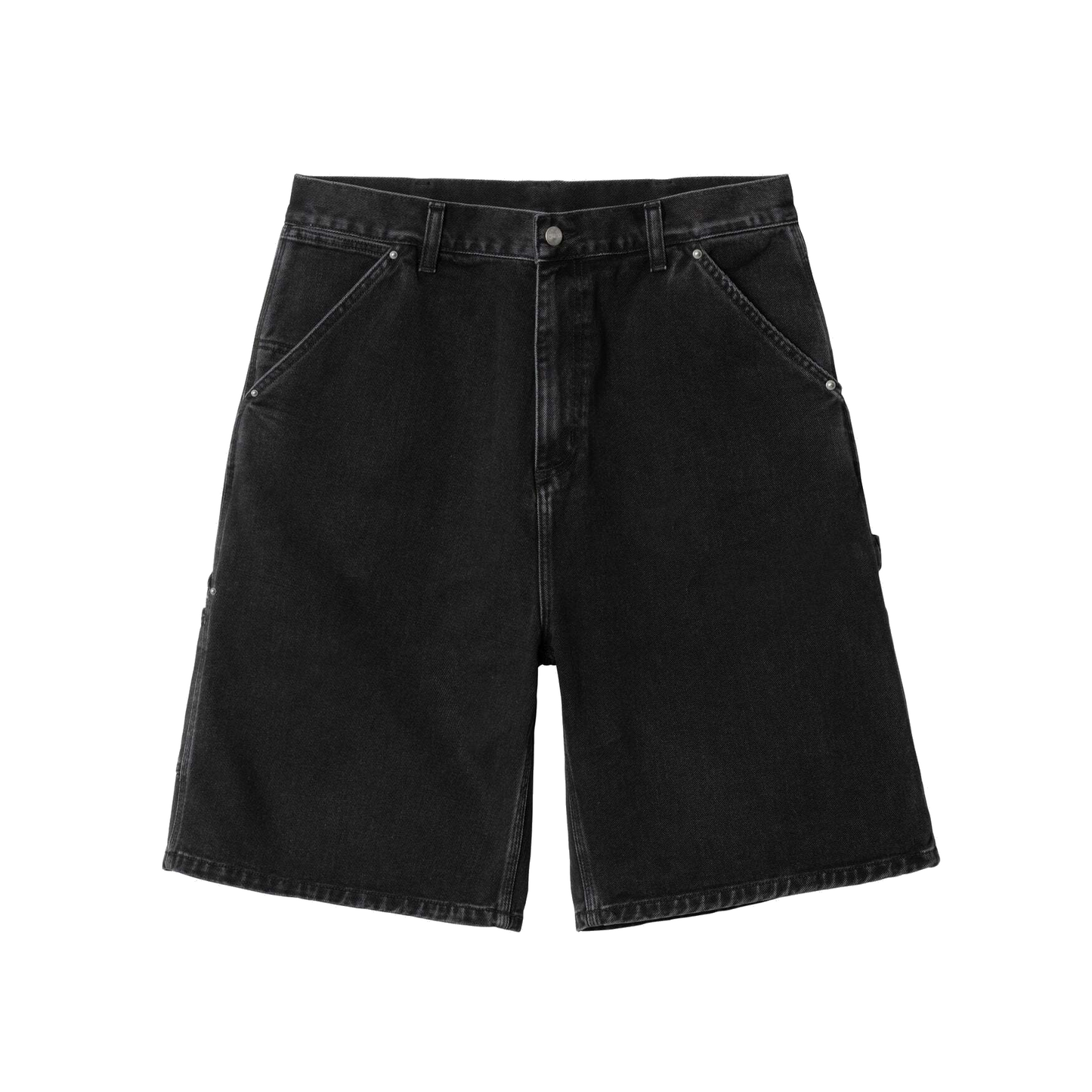 Carhartt WIP Rivet Short - Black Stone Washed