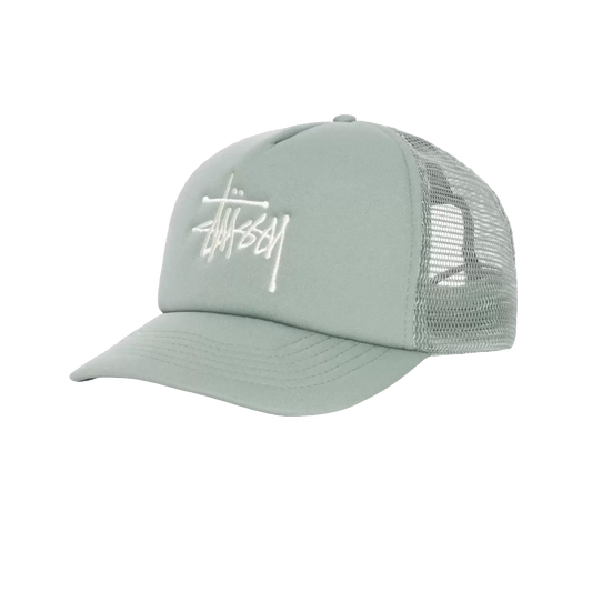 Stussy Big Basic Trucker Cap - Light Olive