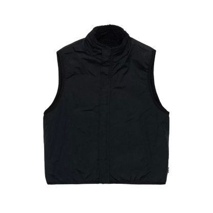 Stussy Sherpa Reversible Vest - Black