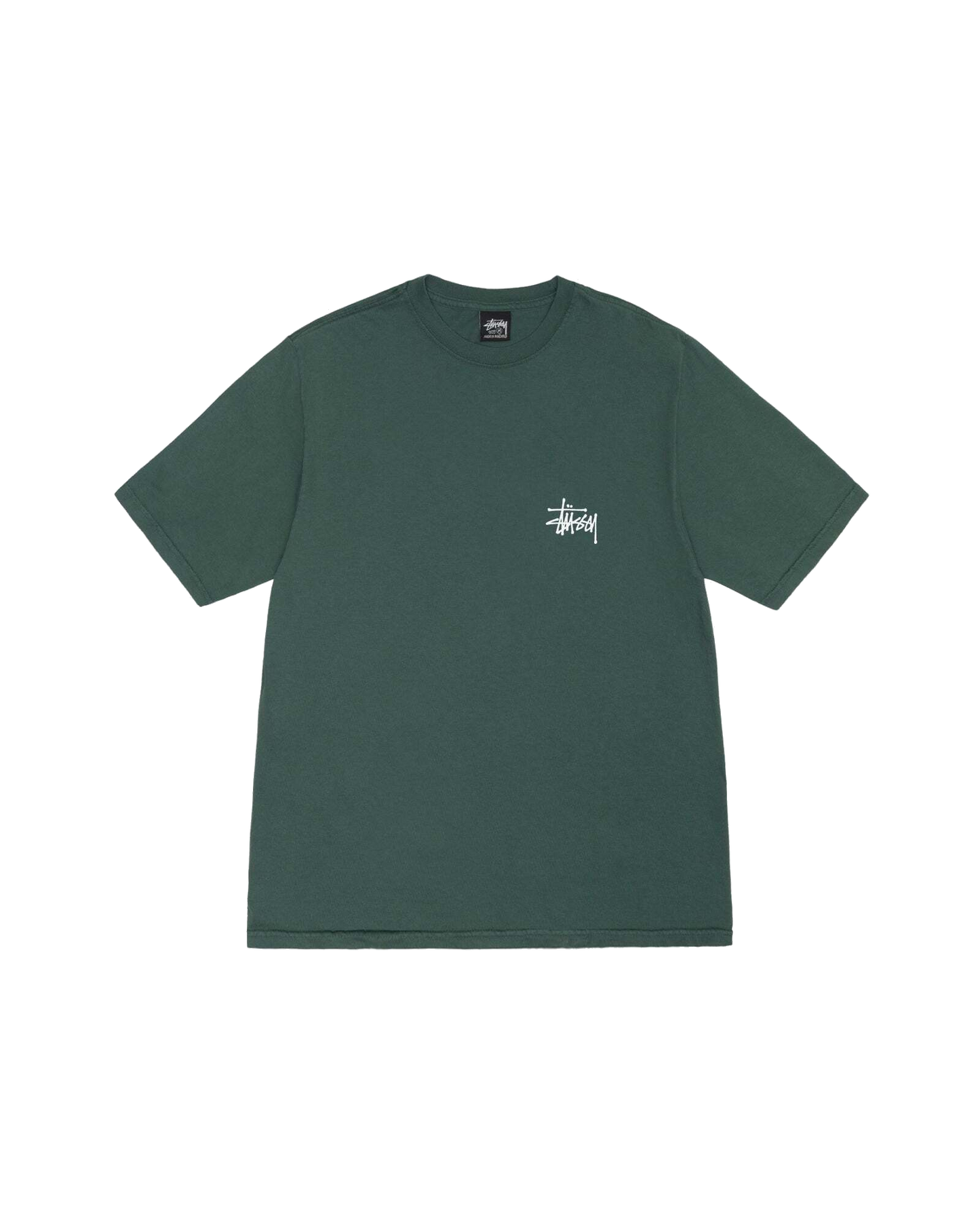 Stussy Basic Pigment Dyed Tee - Forest