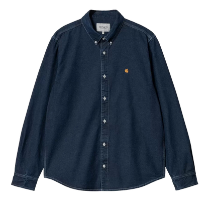 Carhartt WIP Weldon Shirt - Blue Stone Washed