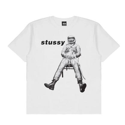 Stussy Astronaut Tee - White – Ninetimes Skateshop