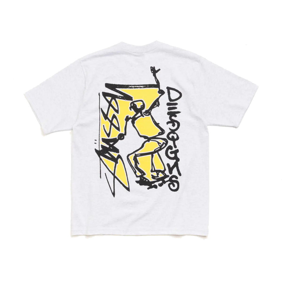 Stussy Smooth SK8 Tee - Ash Heather