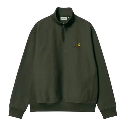 Carhartt WIP American Script Half Zip - Plant