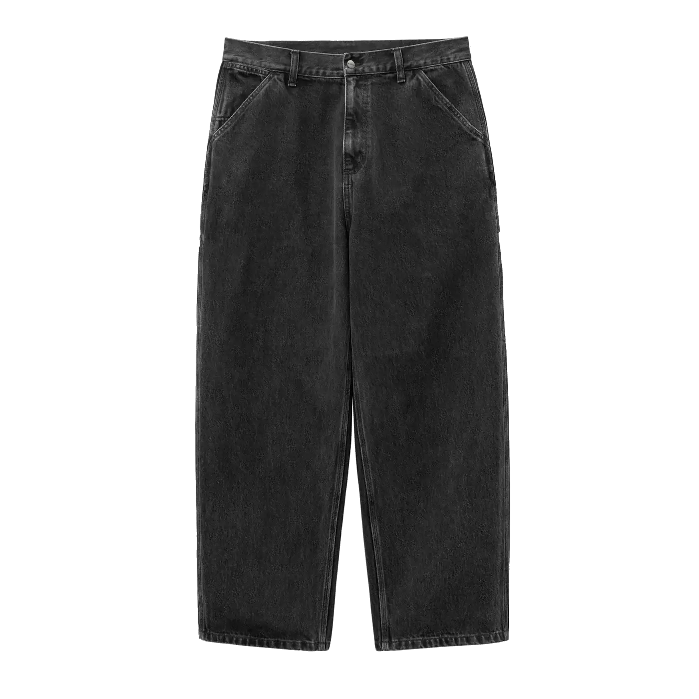 Carhartt WIP Brandon Single Knee Pant - Black Stone Washed