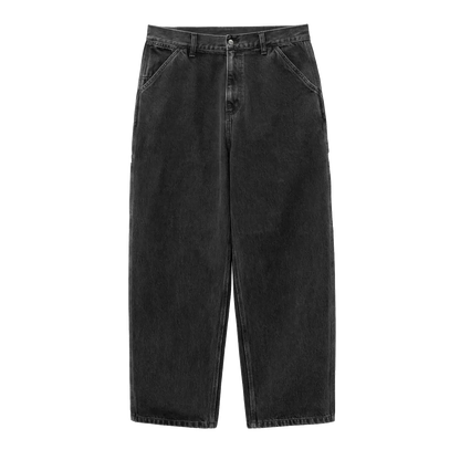 Carhartt WIP Brandon Single Knee Pant - Black Stone Washed