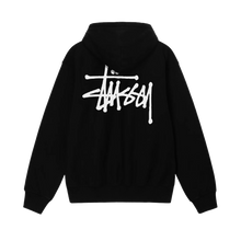 Load image into Gallery viewer, Stussy Basic Pigment Dyed Hoodie - Black