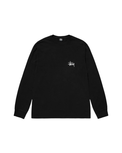 Stussy Pigment Dyed Longsleeve - Black