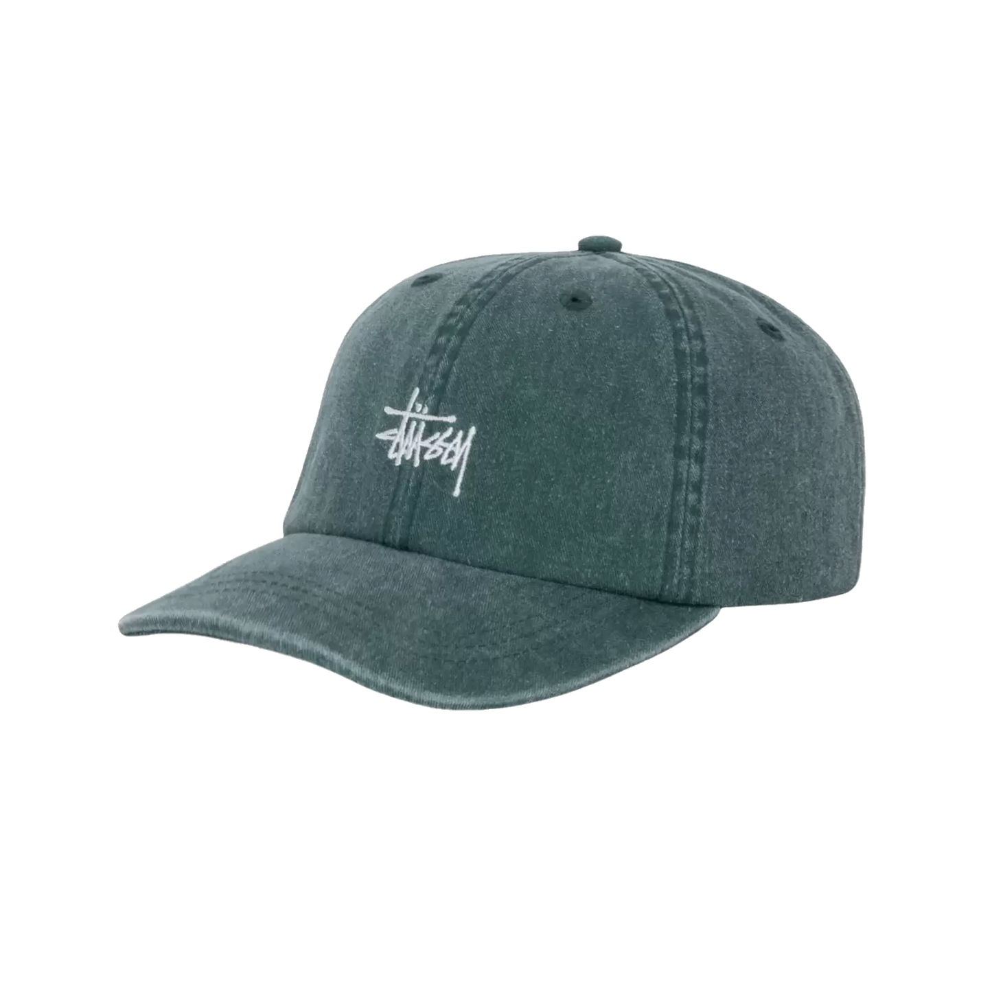 Stussy Washed Basic Low Pro Cap - Pine