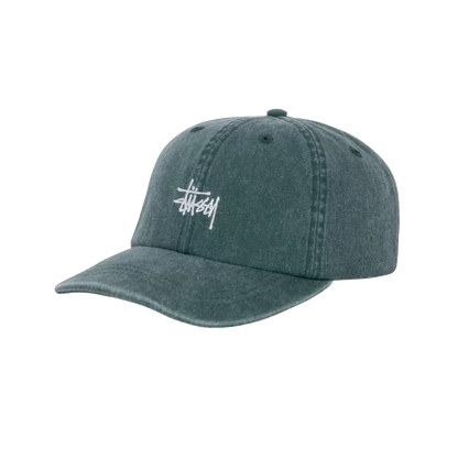 Stussy Washed Basic Low Pro Cap - Pine