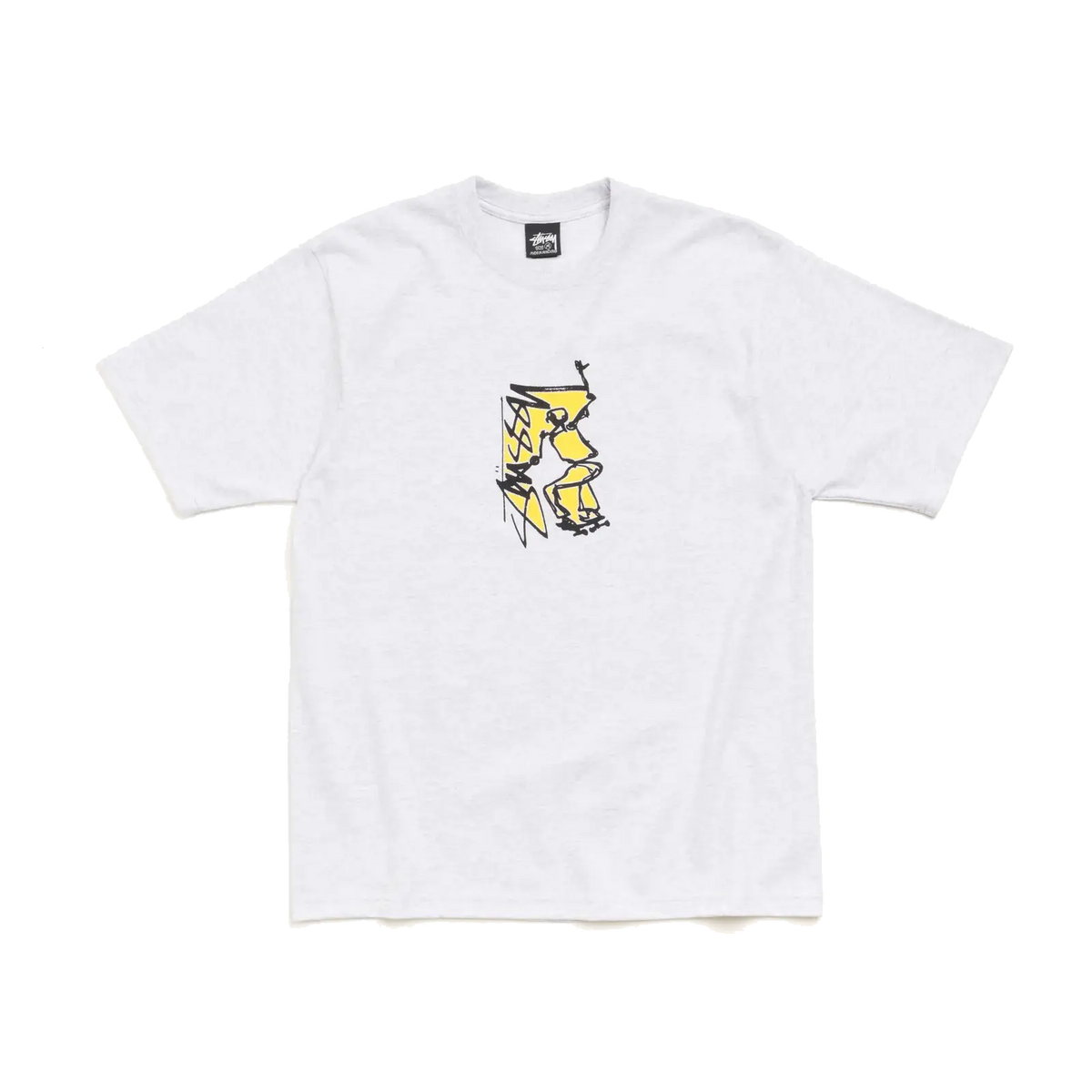 Stussy Smooth SK8 Tee - Ash Heather