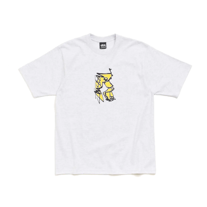 Stussy Smooth SK8 Tee - Ash Heather