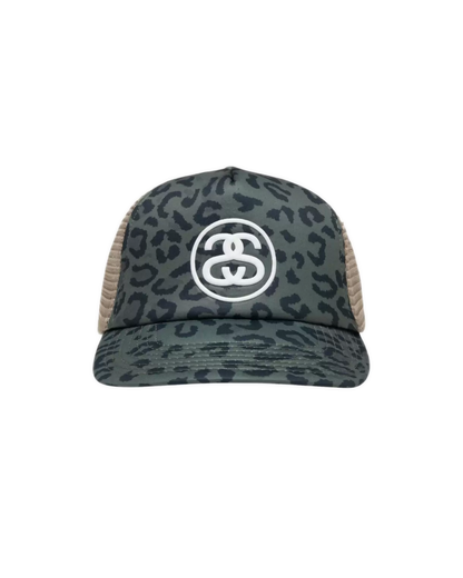 Stussy SS Link Trucker Cap - Leopard