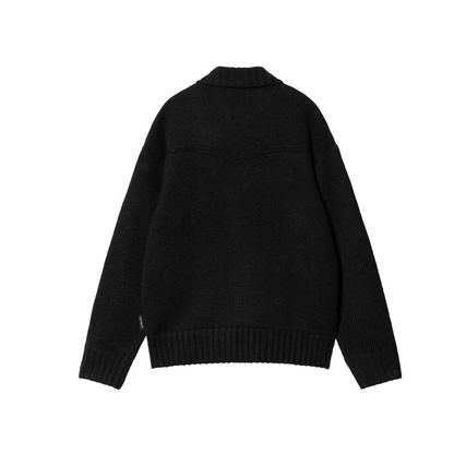 Carhartt WIP Santa Fe Cardigan - Black