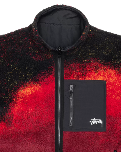 Stussy Sherpa Reversible Jacket - Lava