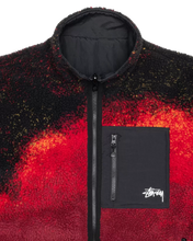 Load image into Gallery viewer, Stussy Sherpa Reversible Jacket - Lava