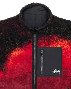 Stussy Sherpa Reversible Jacket - Lava