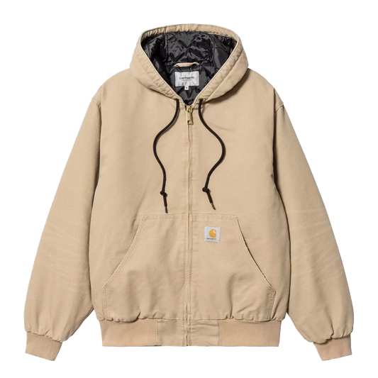 Carhartt WIP OG Active Jacket - Dusty Hamilton Brown Aged Dearborn Canvas