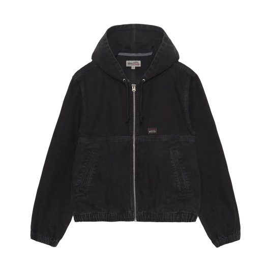 Stussy Work Jacket Unlined Canvas - Black