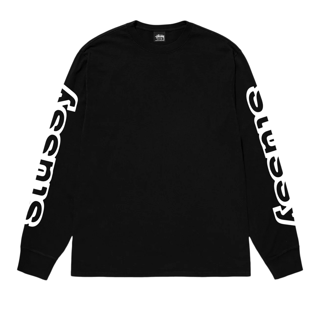 Stussy Sideways Longsleeve Tee - Black