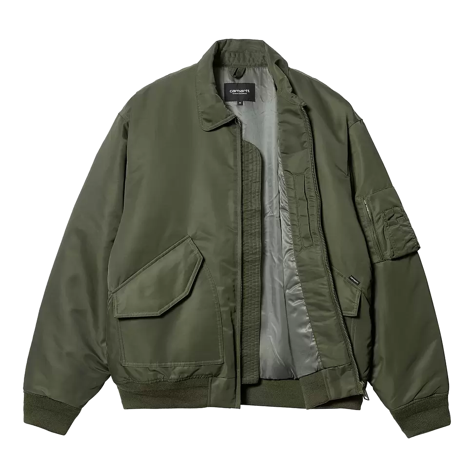 Carhartt WIP Olten Bomber - Plant/Smoke Green