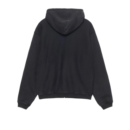 Stussy Outline Zip Hoodie - Washed Black – Ninetimes Skateshop Stussy Outline Zip Hoodie - Washed Black – Ninetimes Skateshop