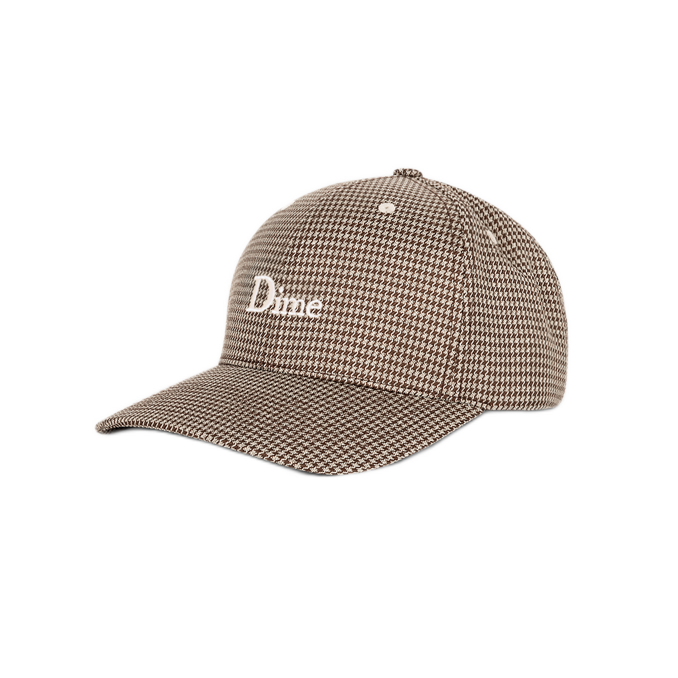 Dime Classic Houndstooth Low Pro Cap - Camel