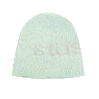 Stussy Helvetica UV Skullcap Beanie - Yellow