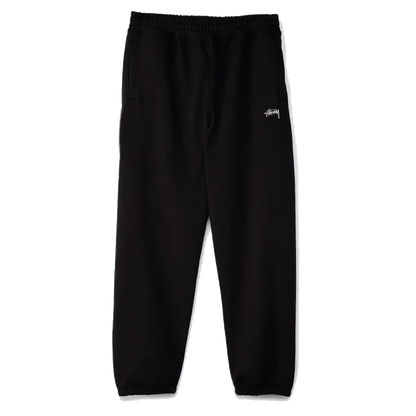 Stussy Stock Logo Sweatpant - Washed Black