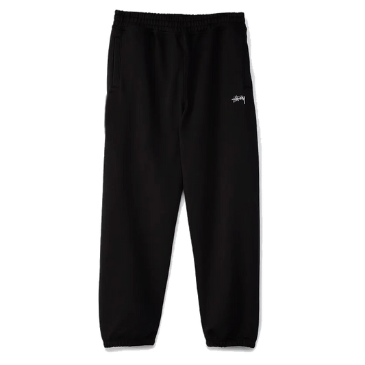 Stussy Stock Logo Sweatpant - Washed Black