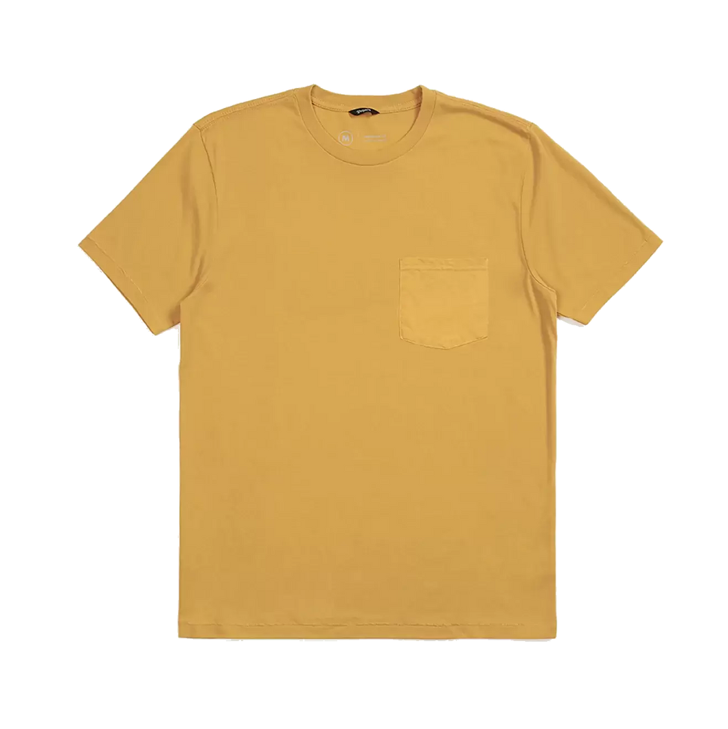 Brixton Basic Pocket Tee - Weller Yellow