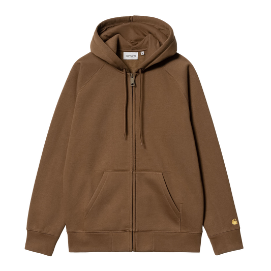 Carhartt WIP Hooded Chase Jacket - Tamarind/Gold