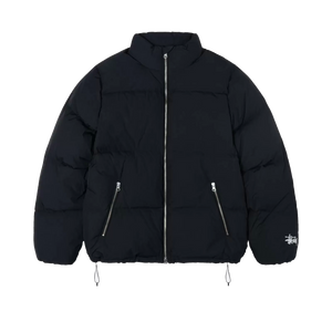 Stussy Nylon Down Puffer - Black – Ninetimes Skateshop