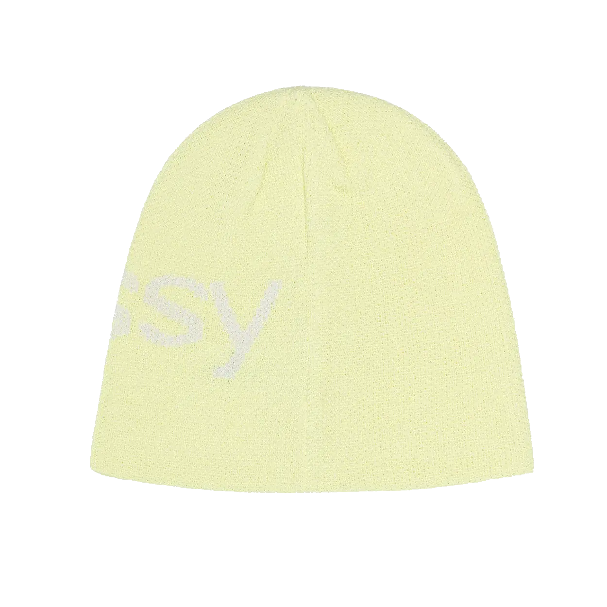 Stussy Helvetica UV Skullcap Beanie - Yellow
