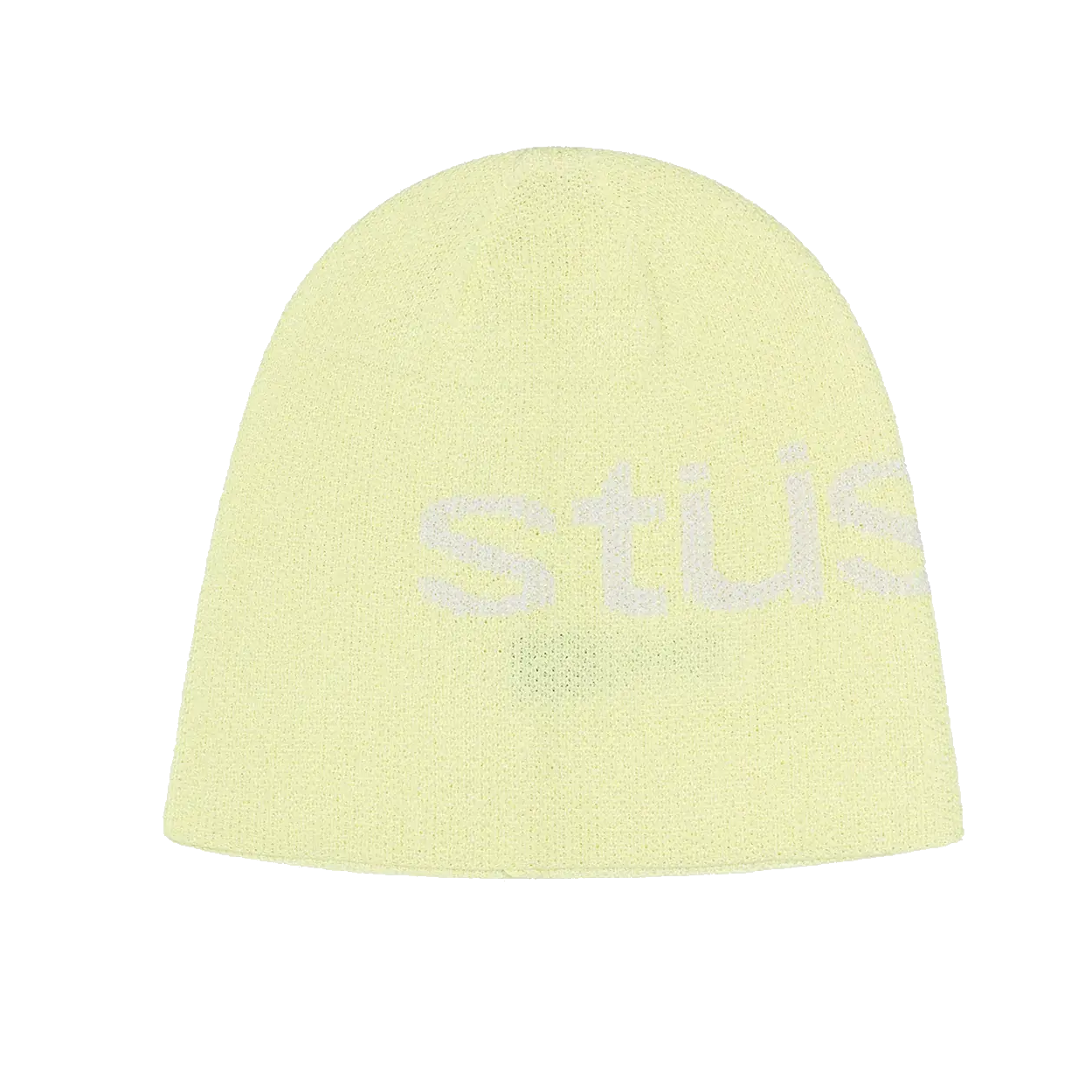 Stussy Helvetica UV Skullcap Beanie - Yellow