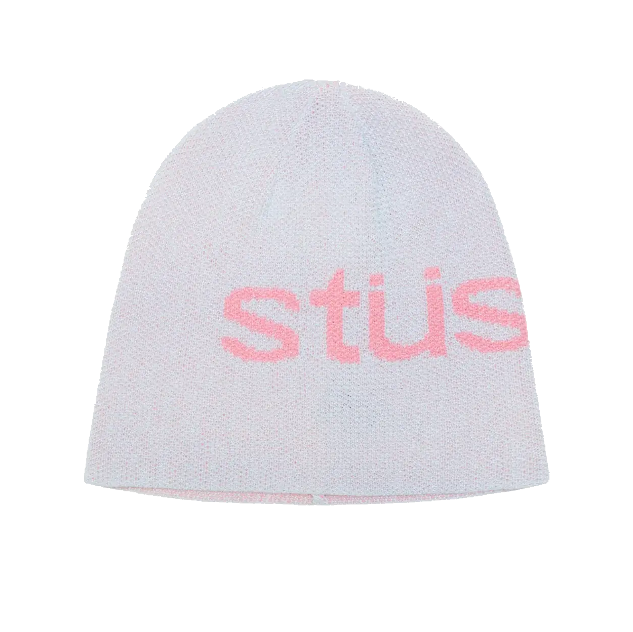 Stussy Helvetica UV Skullcap Beanie - White